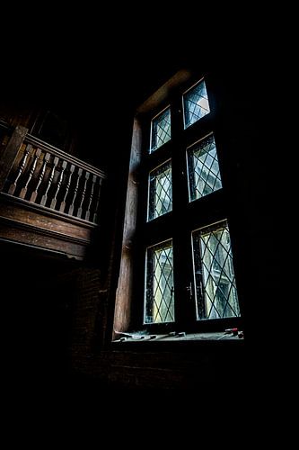 Glasmalerei im Schloss Wolfenstein