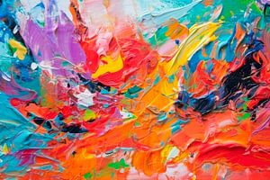 Vitalität in Farbe: Tanz der Energie und Emotionen