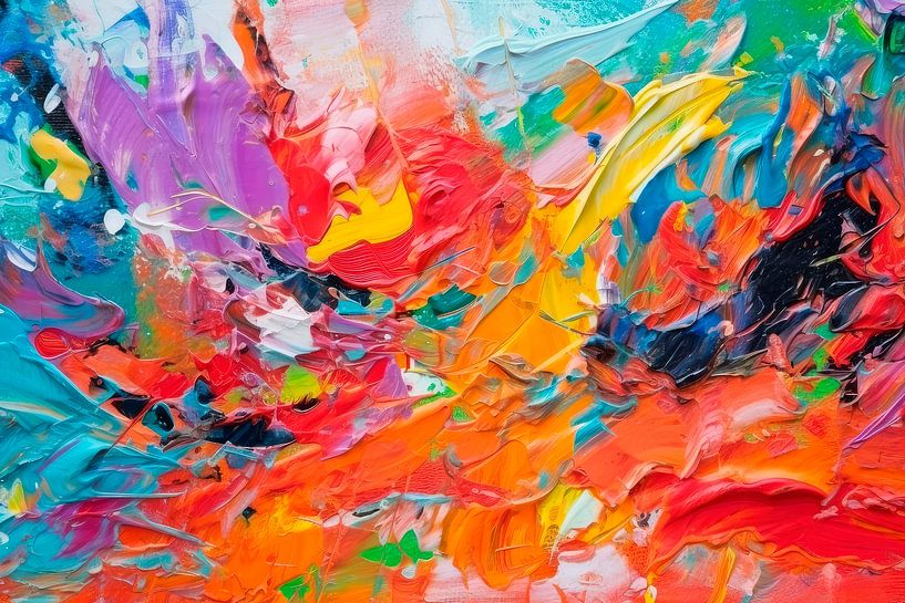 Vitalität in Farbe: Tanz der Energie und Emotionen von Maarten Knops