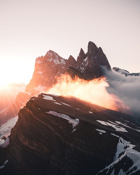 Dolomites au lever du soleil par Dylan Shu Photography