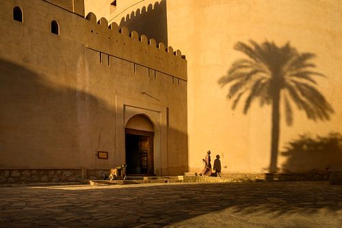 Le fort de Nizwa et le palmier de l'ombre