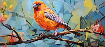 Finches by Wonderful Art