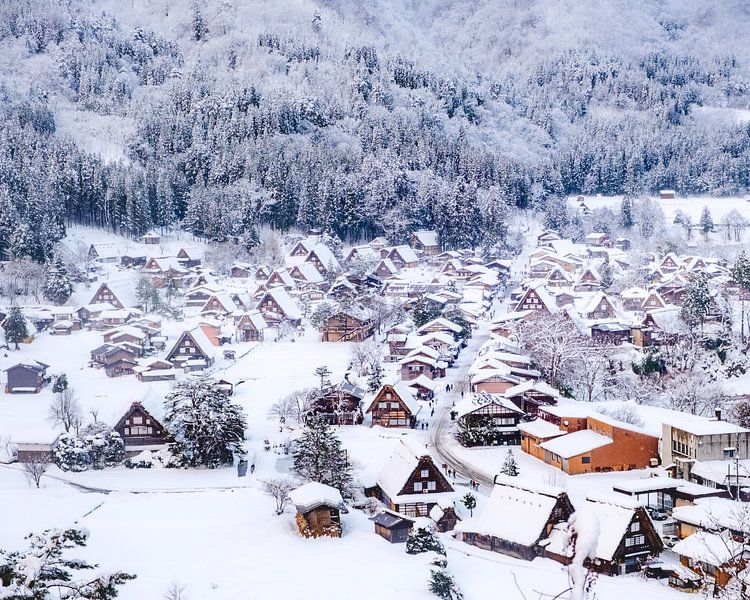 Shirakawa-go, Gifu, Japan von Azamat