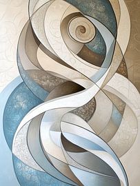 Beige Spiral by Modern Collection