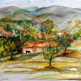 View of Monchique / Portugal. by Ineke de Rijk