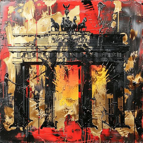 Berlin Mitte Brandenburg Gate Monument Quadriga Symbol