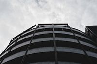 Side view of a parking lot