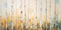 Birch forest at Sunrise by Emil Husstege thumbnail