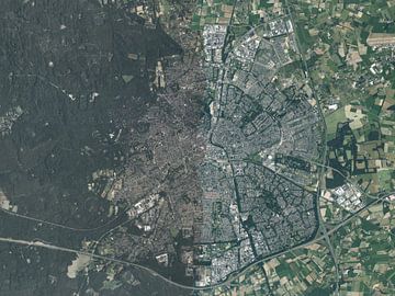 Luchtfoto van Apeldoorn van Maps Are Art