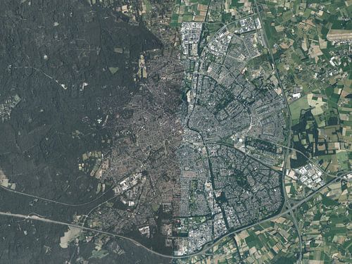 Luchtfoto van Apeldoorn