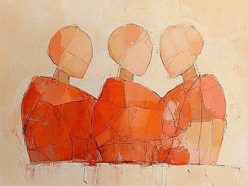 Oranje Harmonie van Zen en Meer