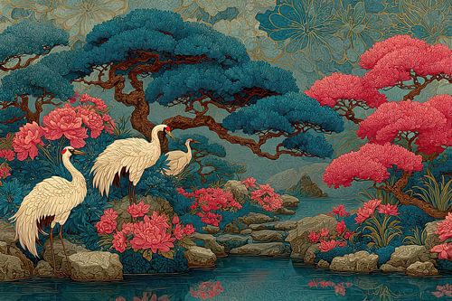 japanse kunst vogels