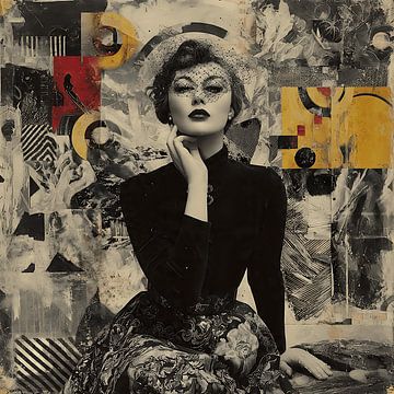 Mystieke vrouw Hedendaags droomportret