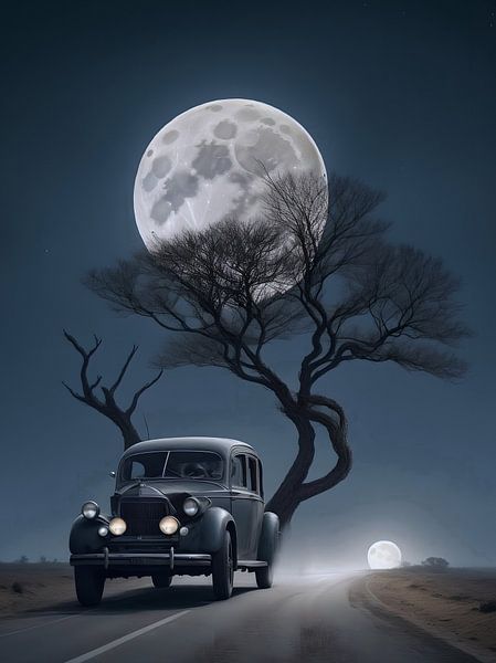 Voyage à travers la nuit III par DeVerviersBelgium