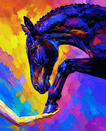 Hoof in Hand van RAMYHEFNY-GALLERY
