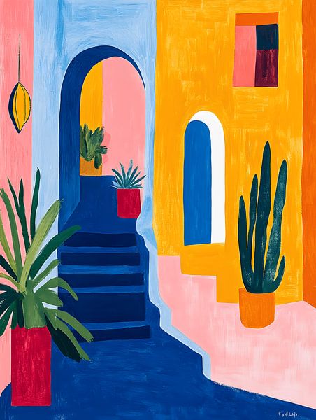 Colourful Lane by Gypsy Galleria