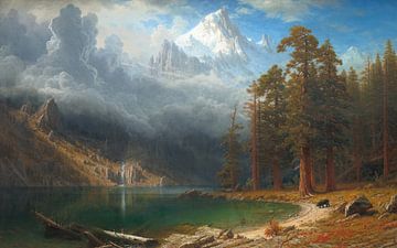Albert Bierstadt, Mount Corcoran, 1876-1877 van Atelier Liesjes