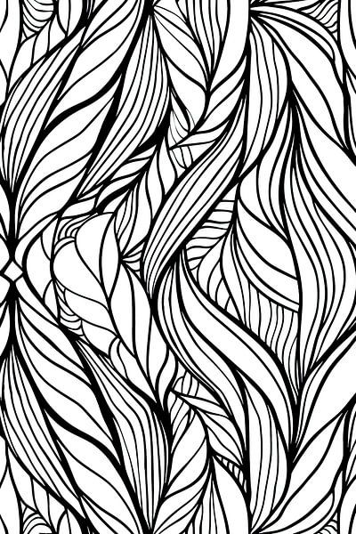 Modern Lines | Illustration by ARTEO Paintings