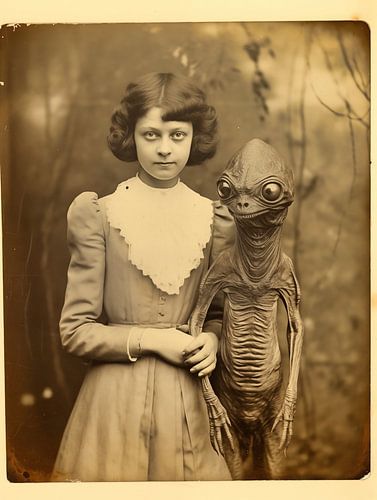 Vintage familiefoto | Mijn broertje en ik