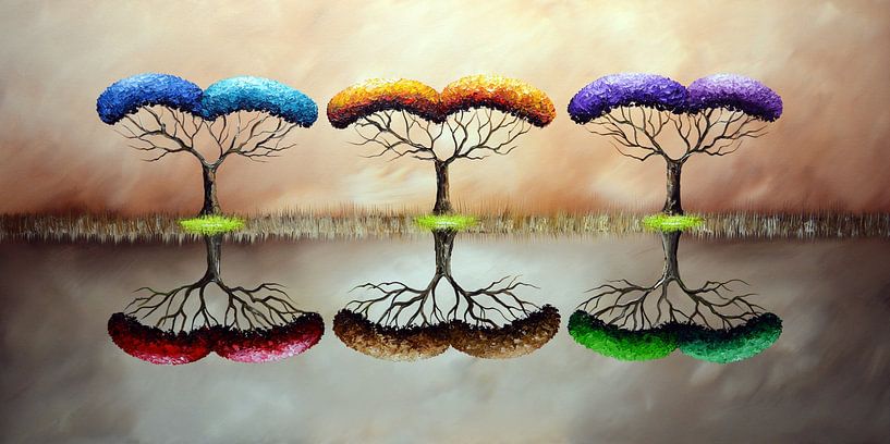 Colorful Seasons by Gena Theheartofart