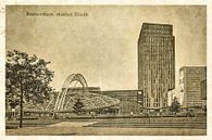 Vintage postcard: Rotterdam Blaak by Frans Blok thumbnail