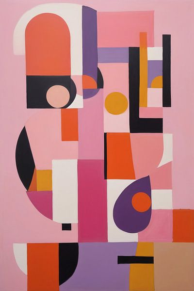 Geometric Colour Areas Harmony by Art & Soul Creations