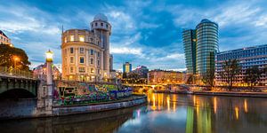 Urania und Uniqa Tower in Wien von Werner Dieterich