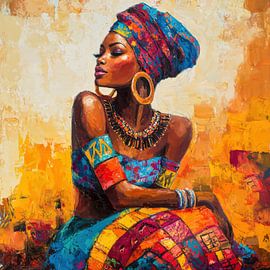 Powerful elegance in colours by Poster Art Shop