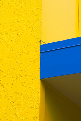 Geel en blauw