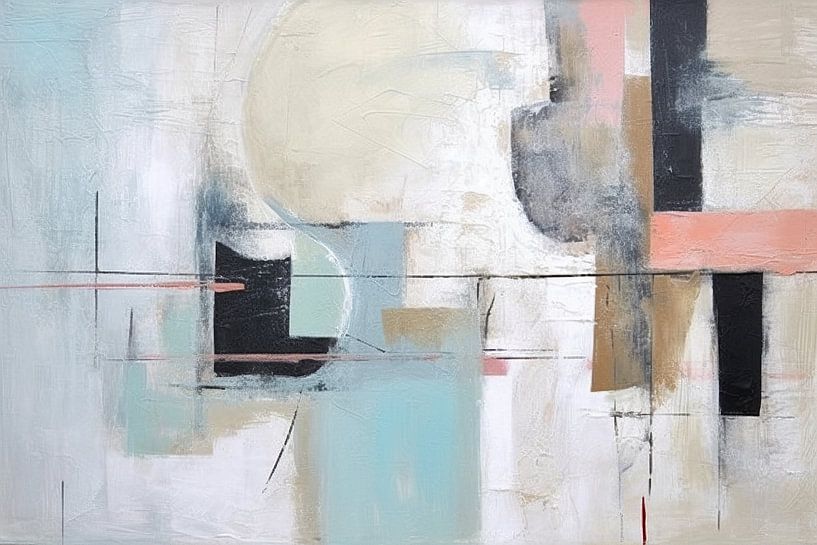 Subtiler Tanz | Abstrakte Kunst. von Blickfänger Gemälde