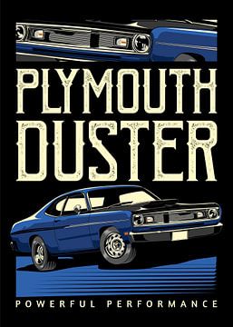 Plymouth Duster Muscle Car sur Adam Khabibi
