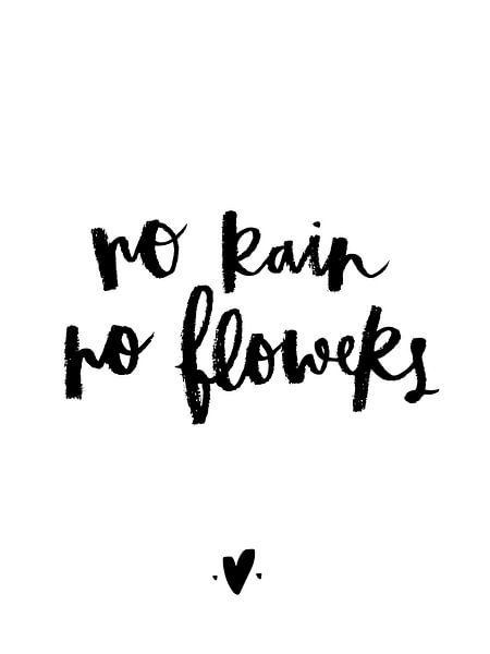 No rain no flowers von Katharina Roi