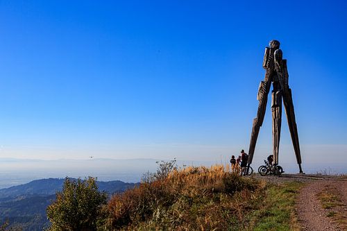 Vue du Siedigkopf sur la vallée du Rhin