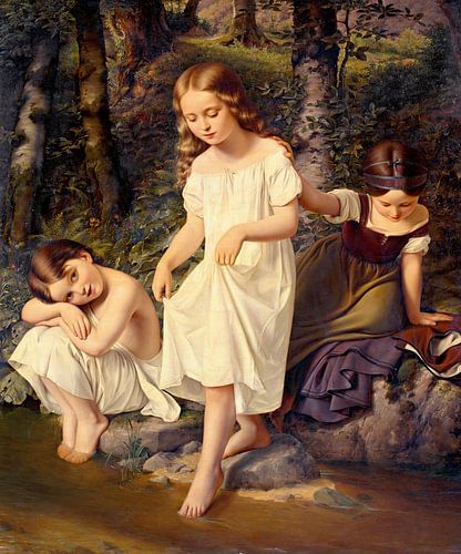 Eduard Steinbruck-Kinderen in bad