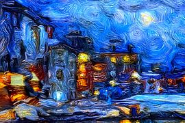 DIGITAL PAINTING AND ARTIFICIAL INTELLIGENCE : CITYSCAPE by Photoart-Naegele