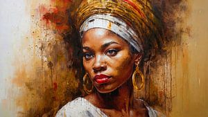 Afrikanische Muse von Arjen Roos