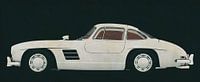 Mercedes 300SL Goellwings 1964 van Jan Keteleer (JanKé): Een reis voorbij het canvas thumbnail