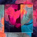 Heart abstract pink van Roswitha Lorz thumbnail