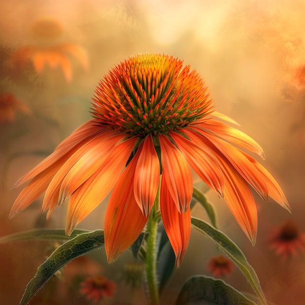 Echinacea as a centrepiece by Carla van Zomeren