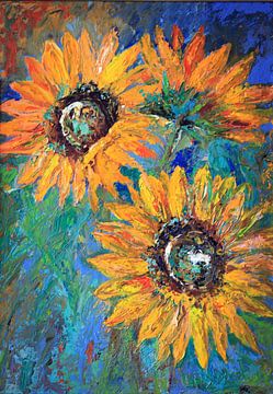 Sonnenblume Malerei ( 2)