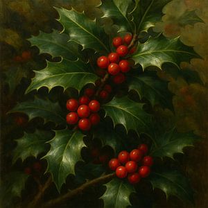 Hulst in Warm Winterlicht – Artistiek Realisme