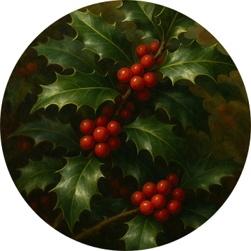 Hulst in Warm Winterlicht – Artistiek Realisme