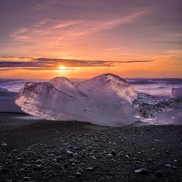 Jökulsárlón Beach par Chris Bakker