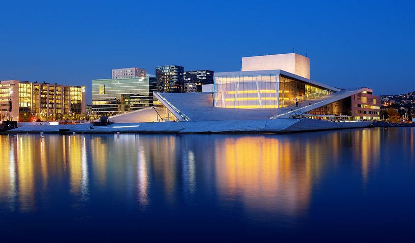 Opera Gebouw in Oslo, Noorwegen van Adelheid Smitt