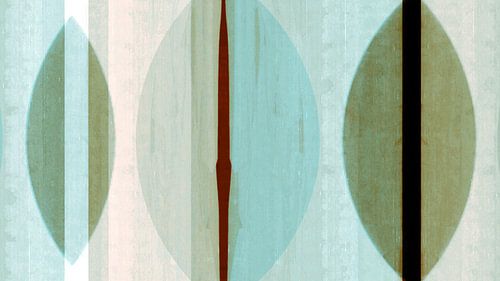 Modern Scandinavisch Bauhaus Abstractie Organisch Pastel