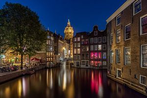 Vue d'Amsterdam sur le Zeedijk