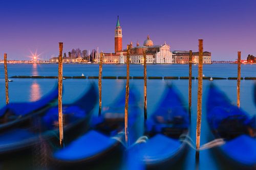 Zonsopkomst San Marcoplein, Venetië, Italië