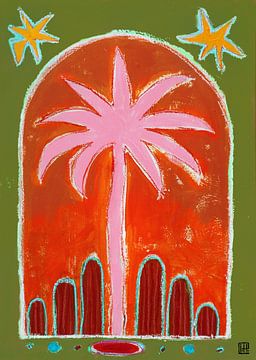 Palm pink van Atelier Paint-Ing
