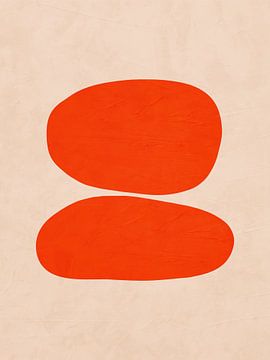 Modern geometric organic abstract art by Online Arts