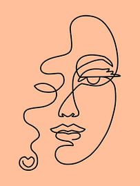 Peach fuzz van Hilde Remerie Photography and digital art